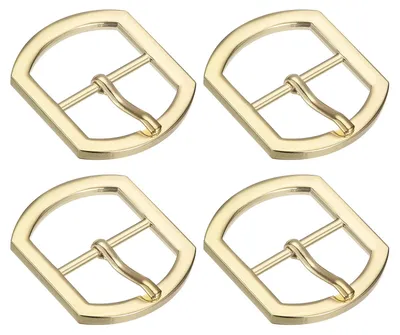 Metall-Rollschließe, gold, 4 Stück, 25 mm Riemenbreite