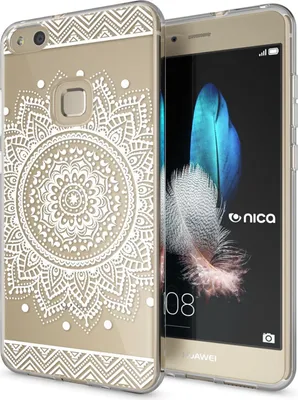 Produktbild von Huawei P10 Lite Hülle Handyhülle von NALIA, Slim Silikon Motiv Cover Schutzhülle Circle Flowers