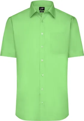 Produktbild von Klassisches Shirt aus pflegeleichtem Mischgewebe lime-green, Gr. XXL