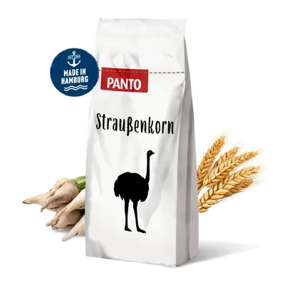 Produktbild von PANTO Straußenkorn 5mm 25kg - Für Straußen, Emus und Nandus
