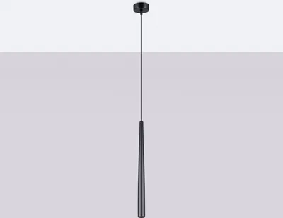 Produktbild von Pendelleuchte BLISS 1 Schwarz 1xG9 8W Stahl 118x8x8cm Sollux Lighting