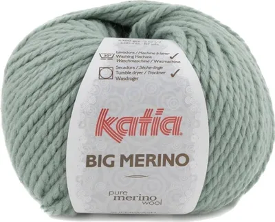 Zdjęcie produktu dla Katia Big Merino 52 Pale Green Przędza dziewiarska