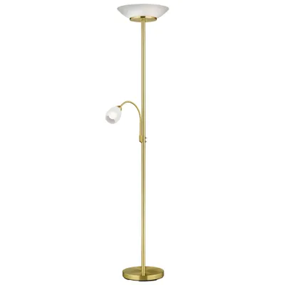Produktbild von Stehleuchte, Glas, weiß, Flexoarm, H 180 cm