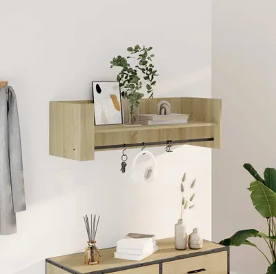 Image de Maison Exclusive - Étagère murale Chêne Sonoma 100x35x30,5 cm Matériau dérivé du bois