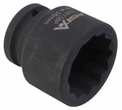 Obrázok produktu pre Rázová 12-hranná nástrčná hlavica - kľúč 3/4'', 38mm