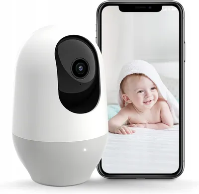 Produktbild von NOOIE 2 Schwenkbare WLAN Kamera 1080P Babyphone Nachtsicht