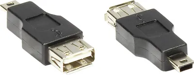 Produktbild von USB A Buchse an Mini-B-5-Pin Stecker, Good Connections®