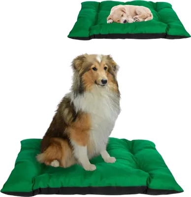 Produktbild von Anwicar Hundebett - Hundekissen - Hundebetten - Hunde Bett - 90x120 cm - Grün