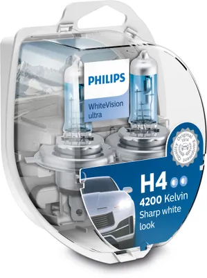 Produktbild von H4 PHILIPS Lampen Autolampen 12V 60/55W 12342WVUSM