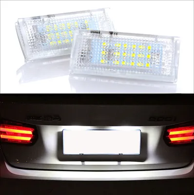 Produktbild von LED PREMIUM Kennzeichenbeleuchtung für BMW E46 Limousine Touring Kombi Compact