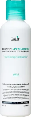 Image de Lador - Keratin LPP Shampooing - Shampooing régénérant à la kératine pour nourrir et faire briller - 150 ml