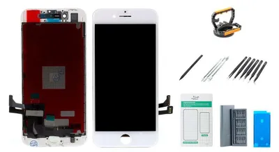 Produktbild von iPhone 8 Display - Set weiß Premium Werkzeugset