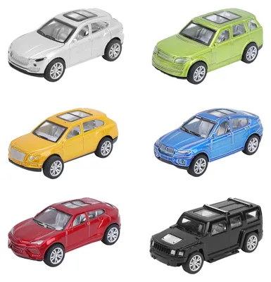 Immagine prodotto di Set da 6 pezzi: modellini di auto in lega in scala 1:64, veicoli fuoristrada giocattolo, modellini per bambini, giocattoli a retrocarica (set fuoristrada)