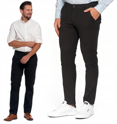 Immagine prodotto di Moraj | Pantaloni da uomo - Taglia 33 - Pantaloni chino neri - Pantaloni neri - Cotone, pantaloni eleganti
