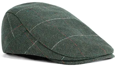 Productafbeelding van Schiebermütze, platte cap, pet met klep, voor heren en dames, model Gatsby, olijfgroen