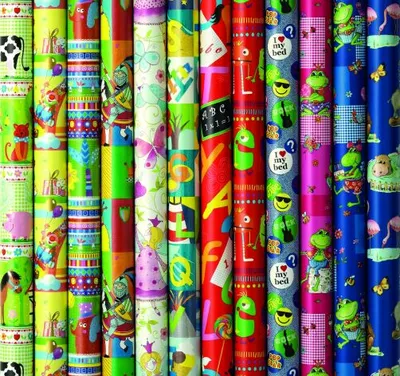 Produktbild von Geschenkpapier 2mx70cm Präsenta Bambini