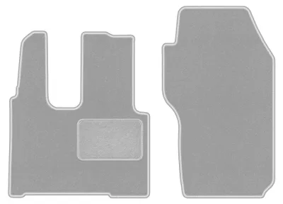 Immagine prodotto di Tappetini in moquette per Mercedes Actros MP4 0 (Ciężarowy bez foteli pneumat) – set 4 pezzi, grigi, su misura – Wielganizator OSLO