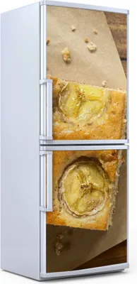 Produktbild von Kühlschrankdekoration 70x180 cm Aufkleber auf dem Kühlschrank - Zimtkuchen Stücke