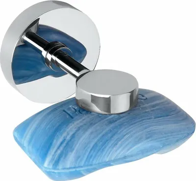 Image de Porte-savon mural magnétique OMEGA laiton chromé 14x5,5x12,5 cm