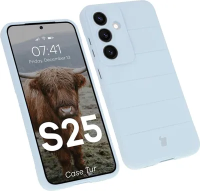 Produktbild von Bizon Case Tur Samsung Galaxy S25 hellblau