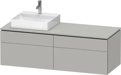 Produktbild von DURAVIT LC4870L07070000 Konsolen-WTU wandh L-Cube 550x1400x48