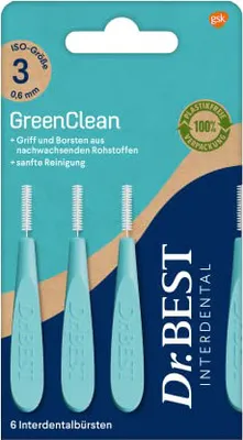 Produktbild von Interdentalbürsten GreenClean Interdental, Size 3, 6 Stück