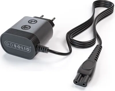 Produktbild von GO SOLID! Ladegerät 15V 0.36A kompatibel mit Philips HQ8505 9000 7000 5000 3000 Serie