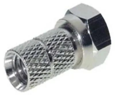 Produktbild von F-Stecker für 6 mm Kabel, große Mutter