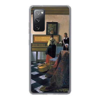 Produktbild von MuchoWow® Handyhülle Schutzhülle Hülle für Samsung Galaxy S20 FE Die Musikstunde - Johannes Vermeer Silikon Softcase Handy Hülle - Abdeckung