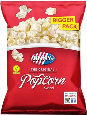 Produktbild von Jimmy's – Jimmy's Popcorn Classic, süß, 100-g-Beutel