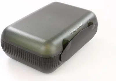 Image de Boîte à lunch avec séparateur noir/jaune-vert