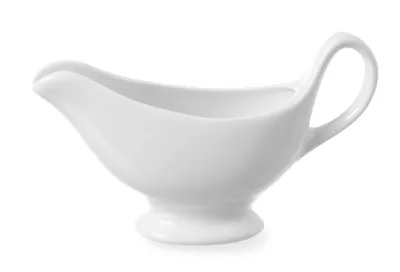 Produktbild von 4x Sauciere, Porzellan, weiß, 18 x 5,5 x 13 cm