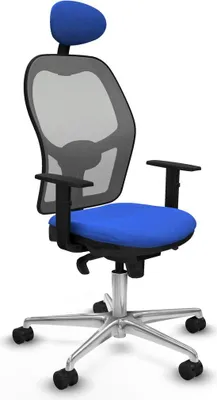 Produktbild von Bürostuhl mit Kopfstütze Jorquera Piqueras y Crespo 1D086N1 Blau