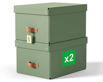 Produktbild von Leitz 61490050, Grün, Karton, 17 l, 270 mm, 370 mm, 200 mm