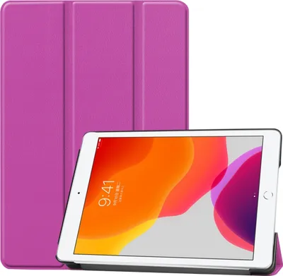 Produktbild von Mobigear Tri-Fold iPad 8 (2020) Hülle Klapphülle - Lila
