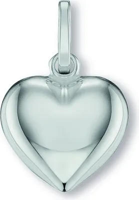 Produktbild von Anhänger Herz 925/- Silber rhodiniert