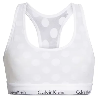 Immagine prodotto di Reggiseno donna bralette brassiere CALVIN KLEIN elastico a vista articolo QF5847E UNLINED BRALETTE, S, Spandex 14%,Nylon 86%