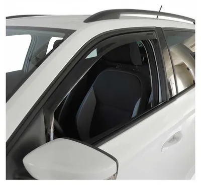 Produktbild von Windabweiser Regenabweiser für Skoda Fabia 2014-2020 Dunkel Acryl 2tlg, KI-generiertes Bild