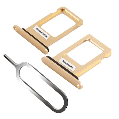 Produktbild von iPHONE XR SIM KARTEN HALTER TRAY ADAPTER FACH STECKER SLOT CARD NADEL GELB