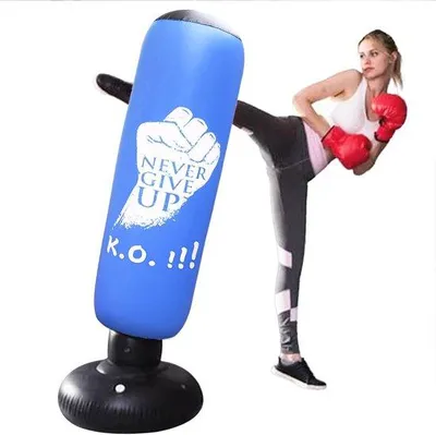 Obrázok produktu pre Famanu Nafukovacia boxerská loptička pre deti a dospelých – PVC boxerská loptička s priemerom 157 cm (62 palcov) na kickbox