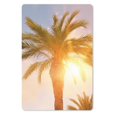 Produktbild von MuchoWow® Mauspad Mousepad Palme - Sommer - Sonne - Tropisch 40x60 cm - Mousepads - Maus Mat - Pad - Mausunterlage - Schreibtisch Accesoire