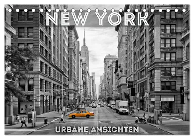 Produktbild von NEW YORK Urbane Ansichten (Tischkalender 2027 DIN A5 quer), CALVENDO Monatskalender