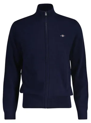 Produktbild von Extrafine Lambswool Zip Cardigan
