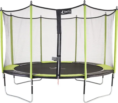 Immagine prodotto di KANGUI - Trampolino da giardino Ø 360 cm + rete di sicurezza - JUMPI 360 – Nero/Verde