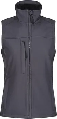 Immagine prodotto di Regatta TRA790 | Scaldacorpo / Gilet Softshell Flux da donna - Colore: Grigio foca (tinta unita) - Taglia: 38 (12)