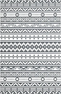 Produktbild von Outdoor Teppich robuster Wetterfest Outdoorteppich, Carpet mit Boho-Style, Outdoor-Teppich für Wohnzimmer Balkon