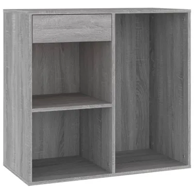 Image de vidaXL Armoire à cosmétiques Gris Sonoma 80x40x75 cm Bois composite