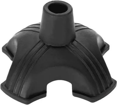 Produktbild von Famanu Gehstock Gummifuß mit Vierpotiger Basis - 19 mm
