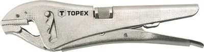 Zdjęcie produktu dla TOPEX Szczypce zaciskowe uniwersalne 225 mm, proste szczęki