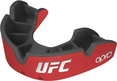 Image de Protège-dents Opro Ufc Silver Superior Fit - Rouge / Noir
